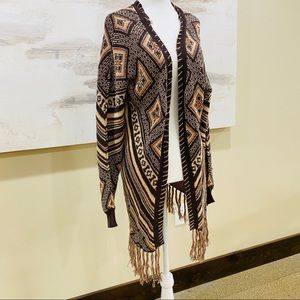 Large Fringe Cardigan